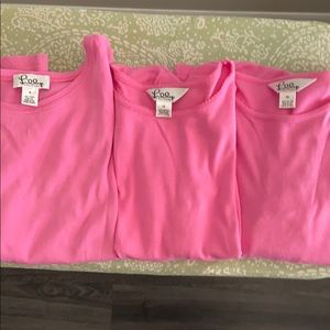 White Label Lilly Pulitzer 3 pink shirts